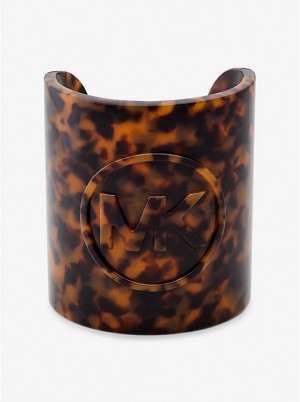 Michael Kors Logo Tortoiseshell Acetate Cuff Ženske Narukvica TORTOISE | HR1513PJZ