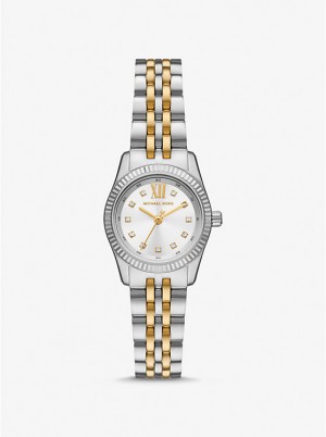 Michael Kors Petite Lexington Pavé Two-Tone Ženske Sat TWO TONE | HR1654YXM