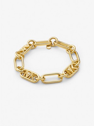 Michael Kors Precious Metal-Plated Brass Chain Link Ženske Narukvica Zlatne | HR1519HAM