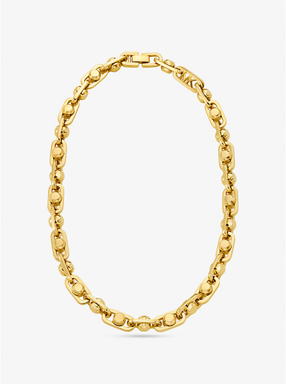 Michael Kors Astor Large Precious Metal-Plated Brass Link Ženske Ogrlica Zlatne | HR1552RVT