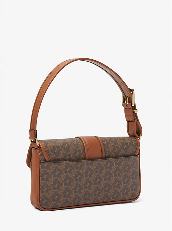 Michael Kors Colby Medium Empire Signature Logo Ženske Torba preko Ramena BROWN/LUGGAGE | HR1186YXJ