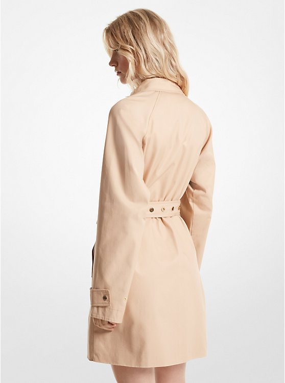 Michael Kors Cotton Twill Trench Coat Ženske Jakna BUFF | HR1355ILB