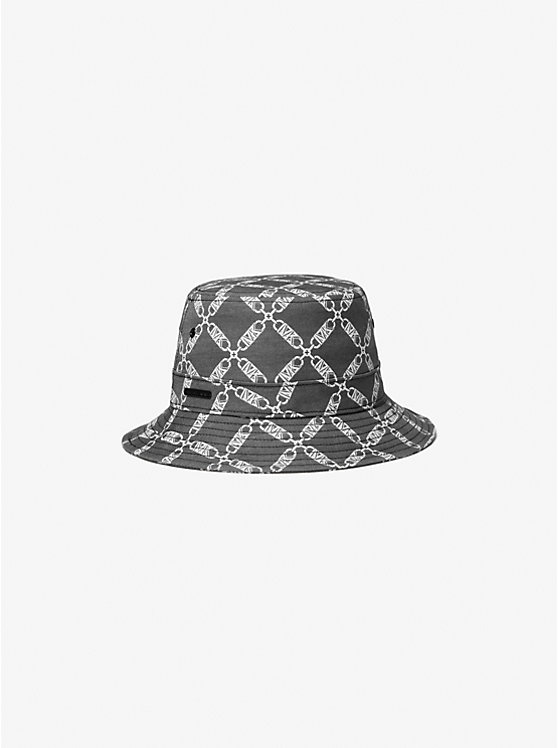 Michael Kors Empire Logo Jacquard Bucket Ženske Šeširi BLACK/WHITE | HR1004XYB