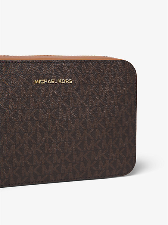 Michael Kors Ginny Medium Logo Ženske Crossbody Torba Smeđe | HR1084RVV