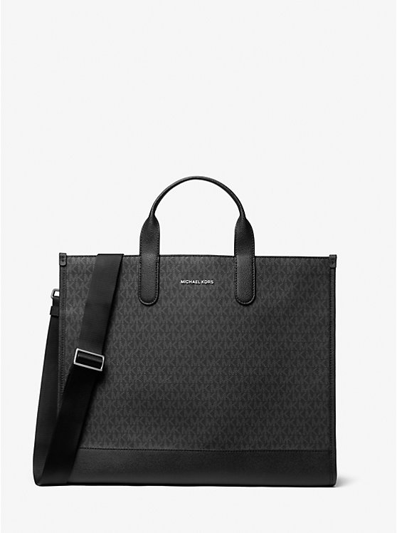 Michael Kors Hudson Logo Tote Muške Kofer Crne | HR2138AHB