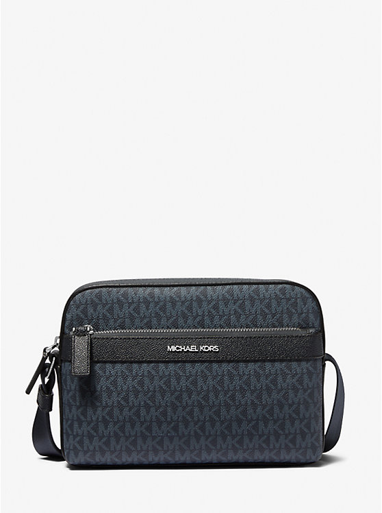 Michael Kors Hudson Logo Utility Muške Crossbody Torba ADMRL/PLBLUE | HR2115DFQ