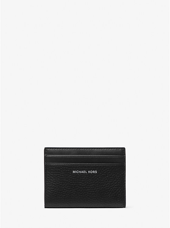 Michael Kors Hudson Pebbled Leather Bifold Muške Novčanik Crne | HR2164HAV