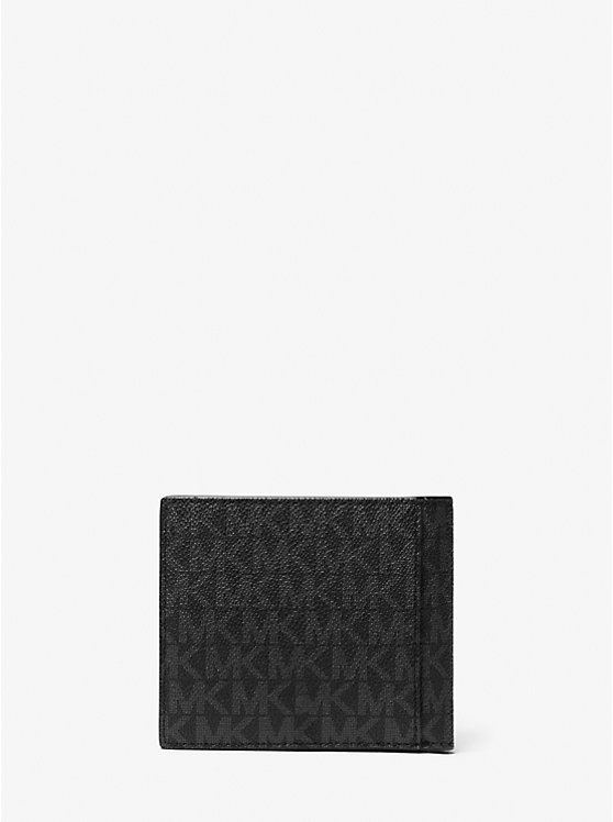 Michael Kors Hudson Signature Logo Billfold Muške Novčanik Crne | HR2171OKE