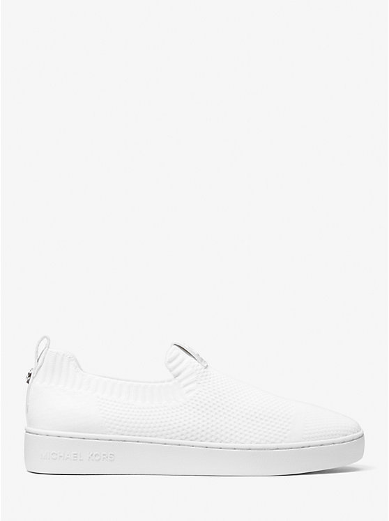 Michael Kors Juno Stretch Knit Slip-On Ženske Tenisice Bijele | HR1997MQK