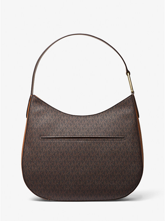 Michael Kors Kensington Large Signature Logo Hobo Ženske Torba preko Ramena BRN/ACORN | HR1225LIW