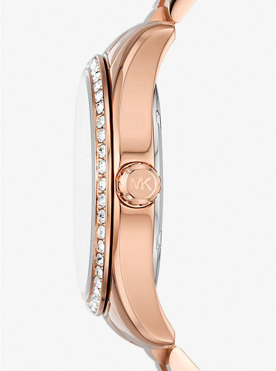 Michael Kors Lexington Pavé Rose Gold-Tone and Jewelry Gift Set Ženske Sat Roze Zlatne | HR1593GSL