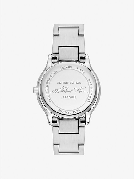 Michael Kors Limited-Edition Mini Sage Pavé Silver-Tone Ženske Sat Srebrne | HR1594FDZ