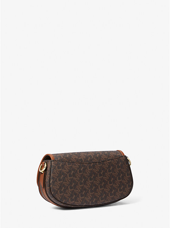 Michael Kors Mila Small Empire Signature Logo Ženske Crossbody Torba BROWN/LUGGAGE | HR1121LIY