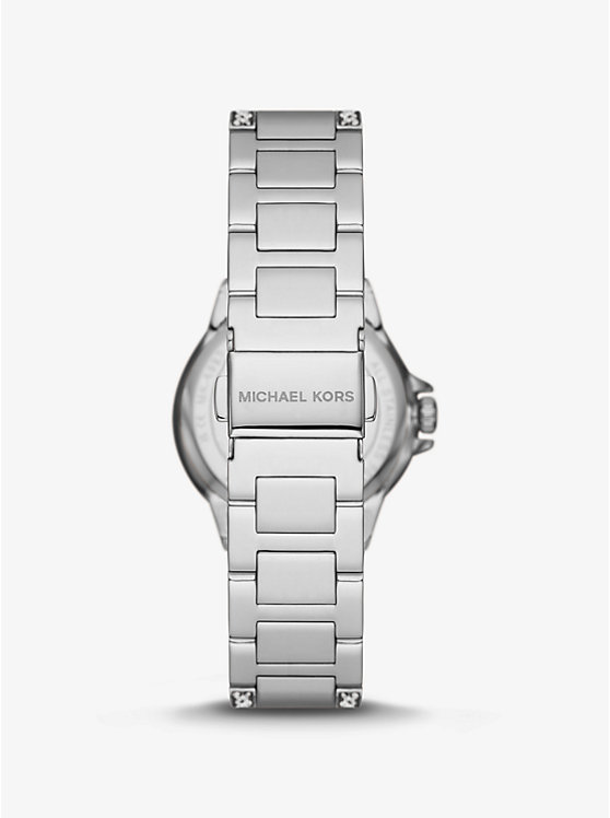 Michael Kors Mini Camille Pavé Silver-Tone Ženske Sat Srebrne | HR1599OKN