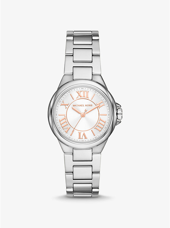 Michael Kors Mini Camille Silver-Tone Ženske Sat Srebrne | HR1601UZM