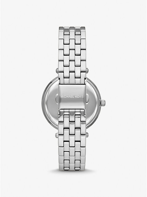 Michael Kors Mini Darci Pavé Silver-Tone Ženske Sat Srebrne | HR1603TCW