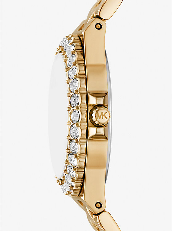 Michael Kors Mini Lennox Pavé Gold-Tone Ženske Sat Zlatne | HR1607QMY