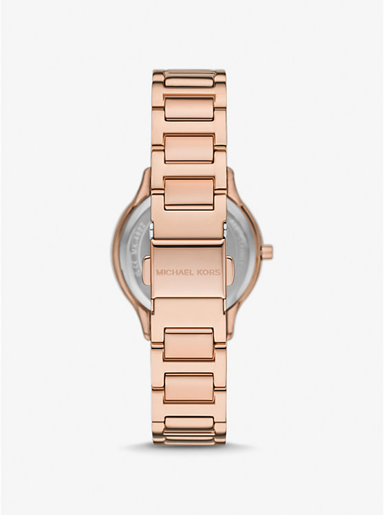 Michael Kors Mini Sage Pavé Rose Gold-Tone Ženske Sat Roze Zlatne | HR1611RVP