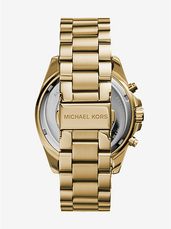 Michael Kors Oversized Bradshaw Gold-Tone Ženske Sat Zlatne | HR1613YXS