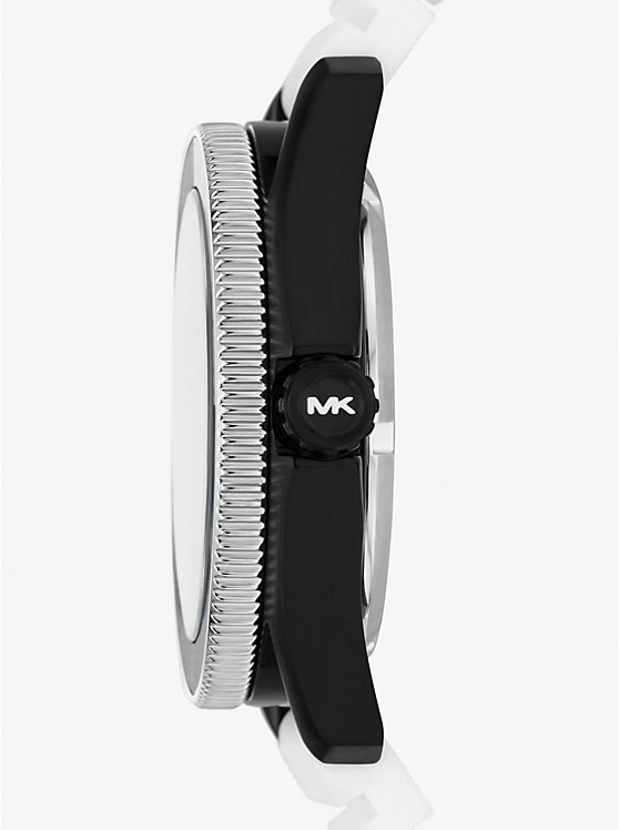 Michael Kors Oversized Maritime Silicone Muške Sat Bijele | HR2072RVS