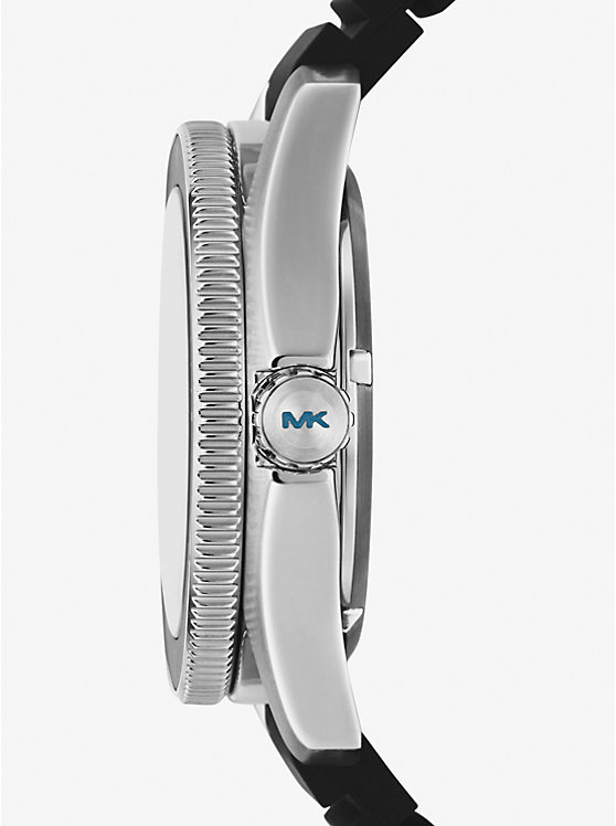 Michael Kors Oversized Maritime Silicone Muške Sat Crne | HR2075QMG