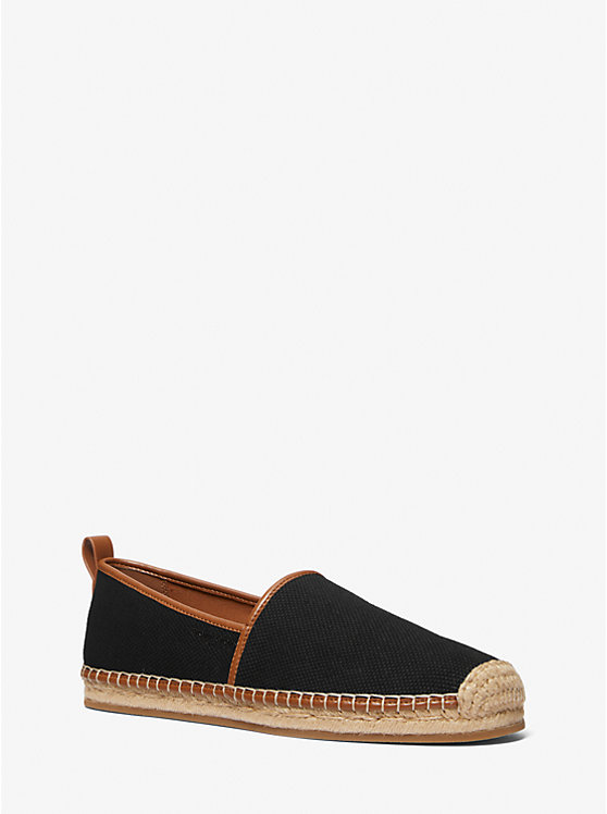 Michael Kors Owen Cotton Canvas Espadrille Muške Tenisice Crne | HR2279TCE