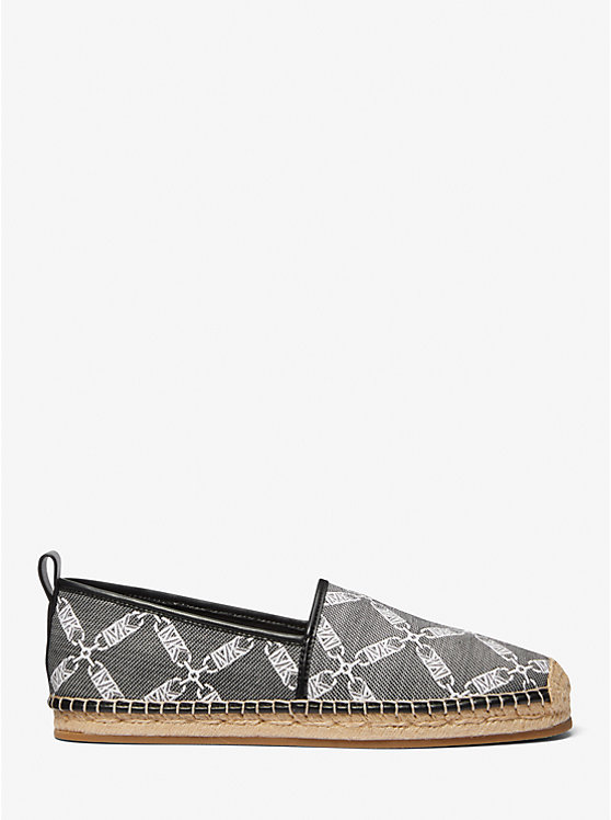 Michael Kors Owen Empire Logo Jacquard Espadrille Muške Tenisice Crne | HR2280RVR