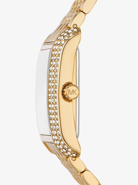 Michael Kors Petite Emery Pavé Gold-Tone Ženske Sat Zlatne | HR1649AHX