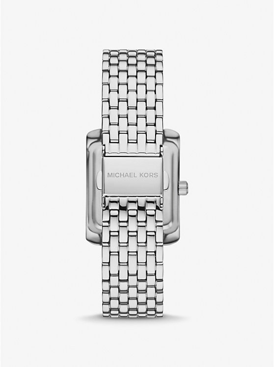 Michael Kors Petite Emery Pavé Silver-Tone Ženske Sat Srebrne | HR1650PJC