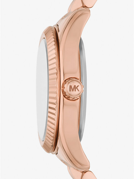 Michael Kors Petite Lexington Pavé Rose Gold-Tone Ženske Sat Roze Zlatne | HR1653UZN