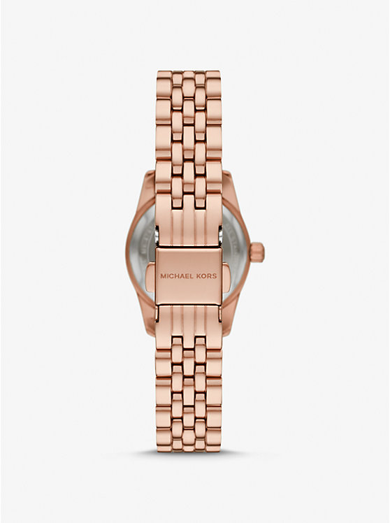 Michael Kors Petite Lexington Pavé Rose Gold-Tone Ženske Sat Roze Zlatne | HR1653UZN