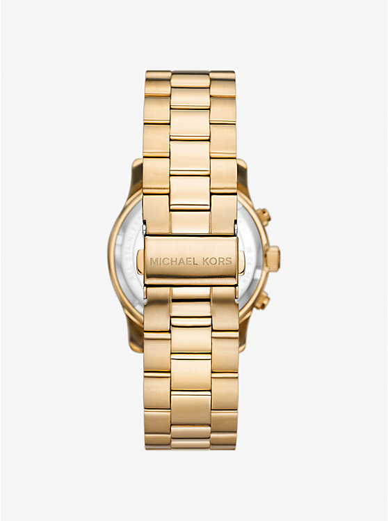 Michael Kors Runway Gold-Tone Ženske Sat Zlatne | HR1660QMT