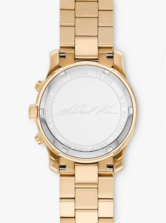 Michael Kors Runway Gold-Tone Ženske Sat Zlatne | HR1660QMT