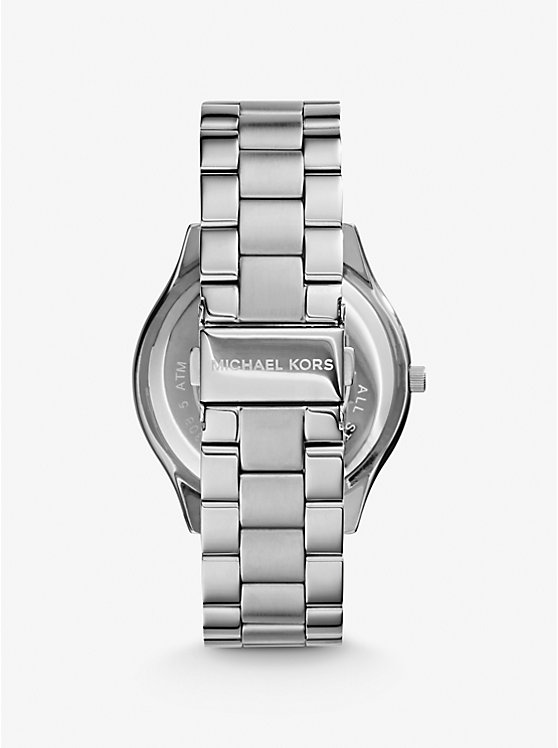 Michael Kors Slim Runway Silver-Tone Ženske Sat Srebrne | HR1675HAZ