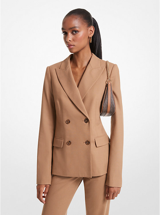 Michael Kors Stretch Wool Blazer Ženske Jakna Tamno | HR1412DFM